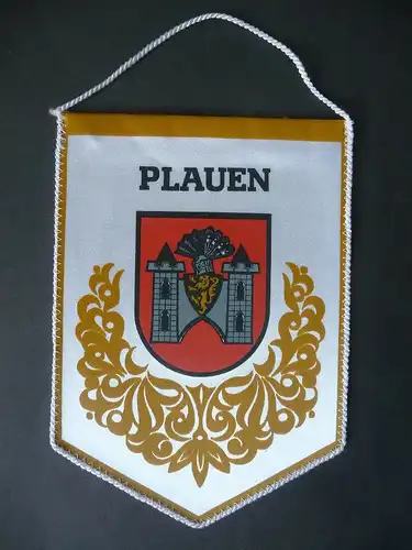 Wimpel Anhänger Plauen Wappen Rathaus DDR