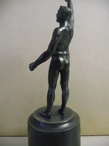 Pokal mit Statuette / Wanderfahren 1926 R.C. Plauen Vogtland
