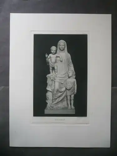 Kunstdruck Madonna / Joseph Fassnacht ca. 1910