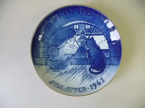 Weihnachtsteller "Jule-Aften 1963" / Bing & Grondahl Centennial Collection 1993