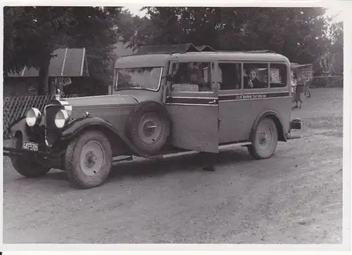 Orig. Foto Kleinbus Bad Wiessee ca. 1950