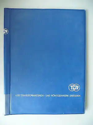 Aktenmappe DDR Transformatoren- u. Röntgenwerk Dresden