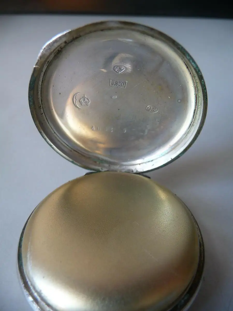 Taschenuhr G.T. Silber 800 um 1900 3