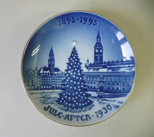 Weihnachtsteller "Jule Aften 1930" / Bing & Grondahl Centennial Collection 1992