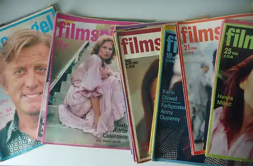 36 Ausgaben Filmspiegel Filmzeitschrift DDR 1982 - 1988