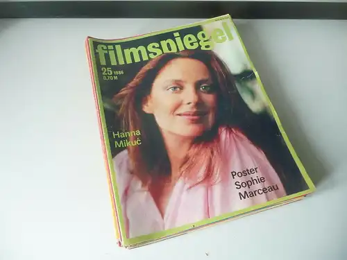 36 Ausgaben Filmspiegel Filmzeitschrift DDR 1982 - 1988