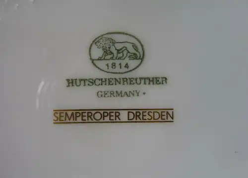 Große Prunkvase / Hutschenreuther Porzellan Sonderausgabe Semperoper Dresden