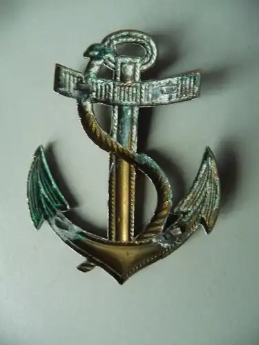 Abzeichen Marine Anker Metall