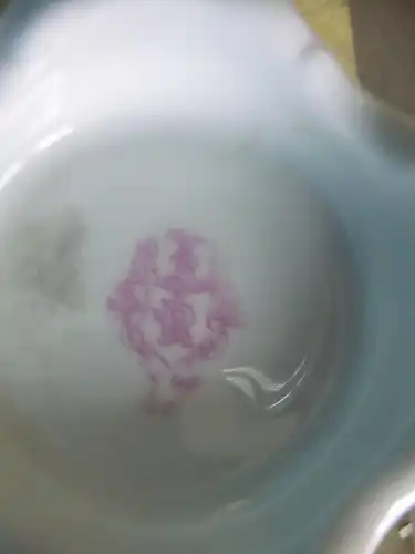 Krug Milchkännchen Sahnegießer Blumendekor / Roschütz Porzellan