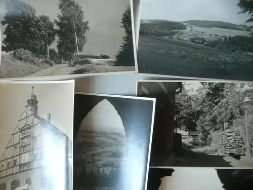 17 Orig. Fotos Vogtland Ansichten Triebtal Landschaft Altensalz  ca. 1956