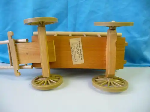 Spielzeug-Leiterwagen Bollerwagen Holzspielzeug / VEB Anker Mechanik Eisfeld