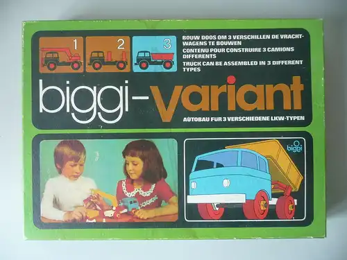 Biggi Variant Autobaukasten LKW / Tabarz Spielzeug