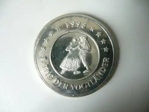 Medaille 800 Jahre Elsterberg Vogtland / Tag der Vogtländer 1998