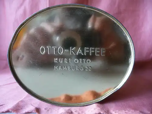 Blechdose Kaffeedose Rosen / Otto Kaffee Hamburg