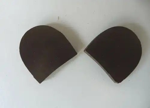 Paar Polsterflecke Absatzflecke Größe 122 3 x 3 cm Schusterbedarf