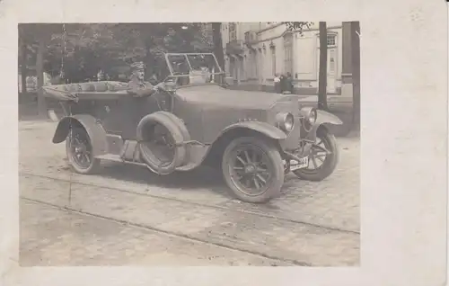 Orig. Foto Oldtimer Cabrio mit Chaffeur ca. 1930