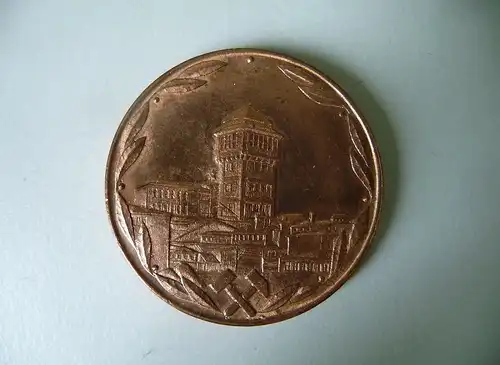 Medaille 750 Jahre Oelsnitz Erzgebirge Karl-Liebknecht-Schacht