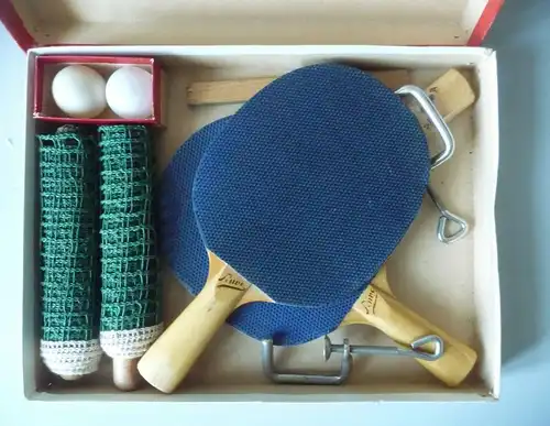 Tischtennis-Set Pawe DDR Netz Schläger Bälle