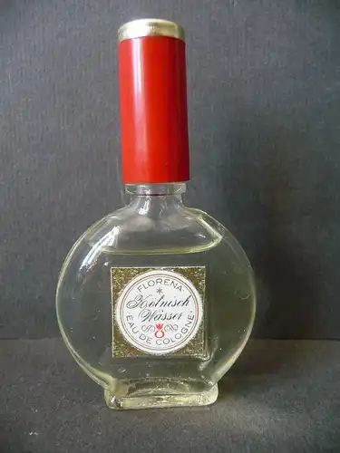 Fläschchen Flakon Kölnisch Wasser Eau de Cologne / Florena DDR