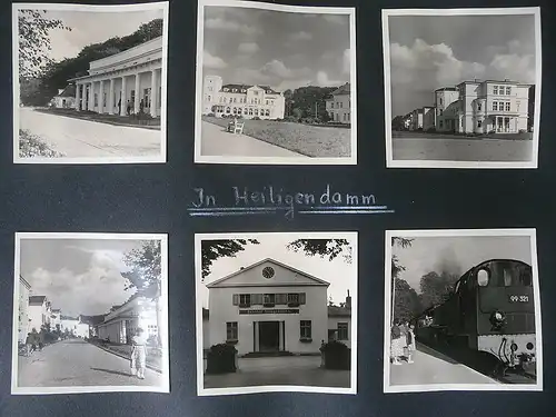 6 Orig. Fotos Heiligendamm Bahnhof ca. 1960