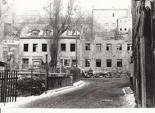 Orig. Foto Plauen Vogtland Mühlstraße Abbruch Häuser ca. 1970