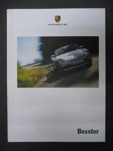 Buch Porsche Boxster Werbeschrift Technische Daten 2007