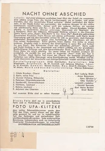 Orig. Filmfoto Pressefoto Otto Gebühr Hans Söhnker Ufa 1943