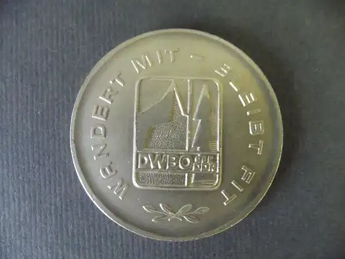 Medaille DWBO / BSG Empor Triebel Vogtland / Triebeltalwanderung ca. 1980