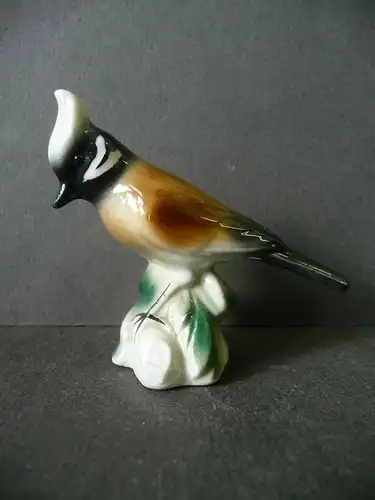 Kleine Keramikfigur Vogel Kiebitz 6 cm