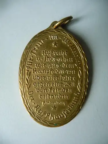 Medaille "Für Treue im Weltkriege" Reichskriegerbund Kyffhäuserbund