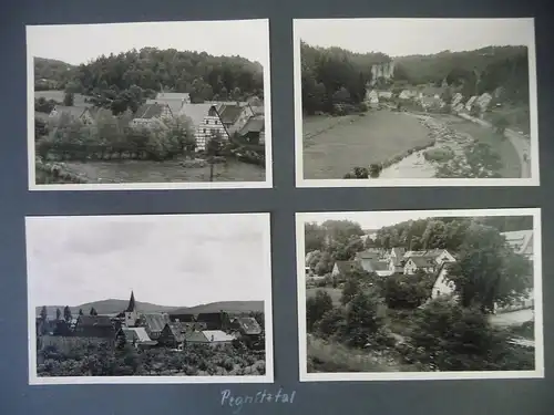 8 Orig. Fotos Pegnitztal Dörfer Franken 1955
