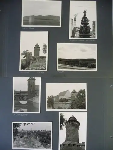 18 Orig. Fotos Nürnberg Altstadt Burg Franken 1955