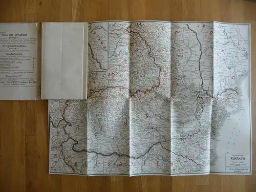 Atlas Ostfront Südosttfront 5 Karten Erster Weltkrieg