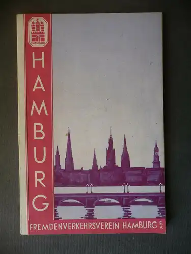 Reiseführer Reklame Tourismus Hamburg 1930