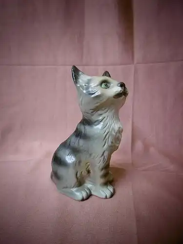 Zauberhafte Porzellanfigur "Katze" von Goebel