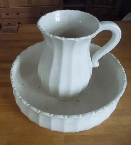 Waschgarnitur Waschschüssel Kanne Schüssel / Villeroy & Boch Dresden Partz Urach