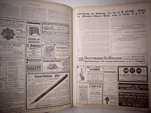 Sammelsurium / Buch "Kollonie + Heimat in Wort und Bild" 1.10.1908-12.9.1909