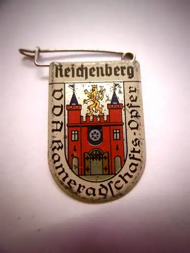 Altes Originales Abzeichen "VDA Kameradschaftsopfer Reichenberg"