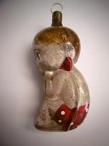 Wunderschöner nostalgischer Christbaumschmuck "Süßes Baby" (Handmade)-Rar!!!