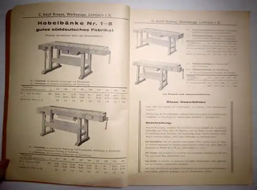 C. Adolf Kresse "Das Haus der guten Werkzeuge", Katalog von 1939, 239 Seiten