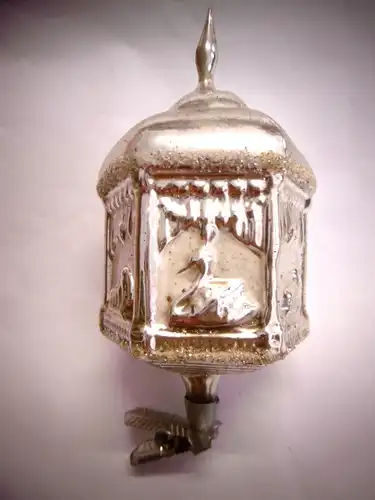 Wunderschöner nostalgischer Christbaumschmuck "Karussell aus Glas"