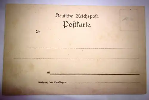 Alte Postkarte / Ansichtskarte "Gruss aus Plauen i. V." , gelaufen um 1900