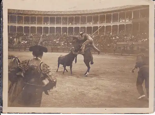 Orig. Foto Stierkampf Arena Spanien ca. 1930?