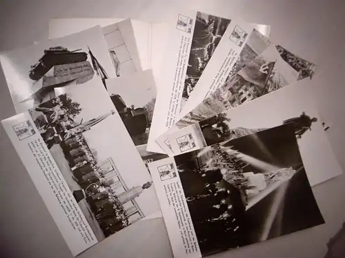 Fotomappe mit 9 Bildern "Dank euch Ihr Sowjetsoldaten", mit Nachwort v. Honecker
