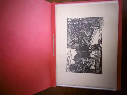 Sammlung Abzüge Holzschnitte v.K. Krügel 1932, 16 Stk., signiert