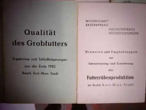 11 alte Hefte für die Landwirtschaft (Dienstgebrauch) aus den 1970/80er Jahren