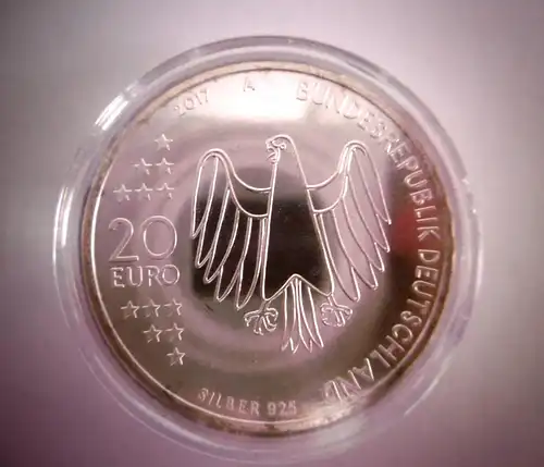 20 Euro Münze "500 Jahre Reformation", Prägest. A,2017, in Kapsel,mit Zertifikat