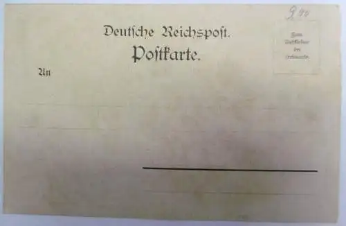 Alte Postkarte "Zur Erinnerung a. d. 100 jähr. Geb. Kaiser Wilhelm d. Großen"