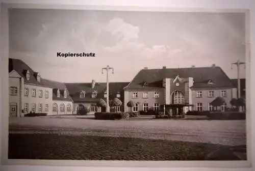 Alte Postkarte "Bahnhofswirtschaft Neu-Bentschen", gelaufen 1941