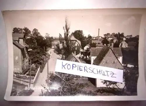 Alte Echtfoto-Postkarte "Berthelsdorf Herrnhut", ungelaufen